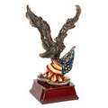 American Eagle holding the American Flag - 9-1/2"